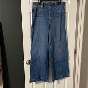 SPANX wide leg full length jeans